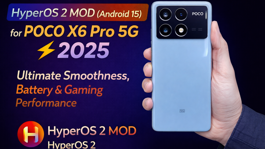 HyperOS 2 Mod A15 for Poco X6 Pro 5G